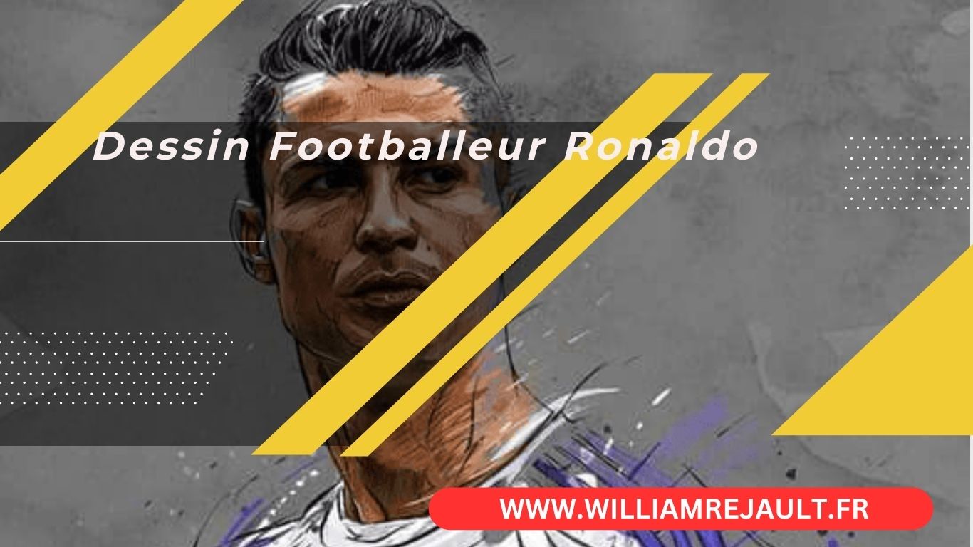 Coloriage Cristiano Ronaldo : Plongez dans l'Univers du Football avec vos Crayons