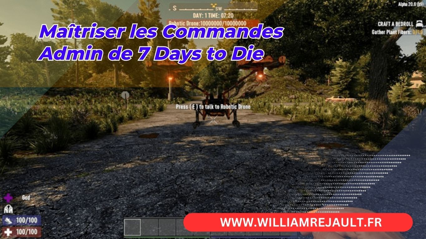 Maîtriser les Commandes Admin de 7 Days to Die: Un Guide Complet pour PC et Console