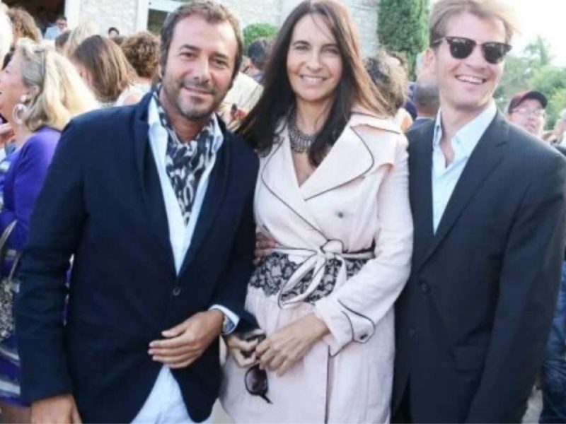 Bernard Montiel et son fils