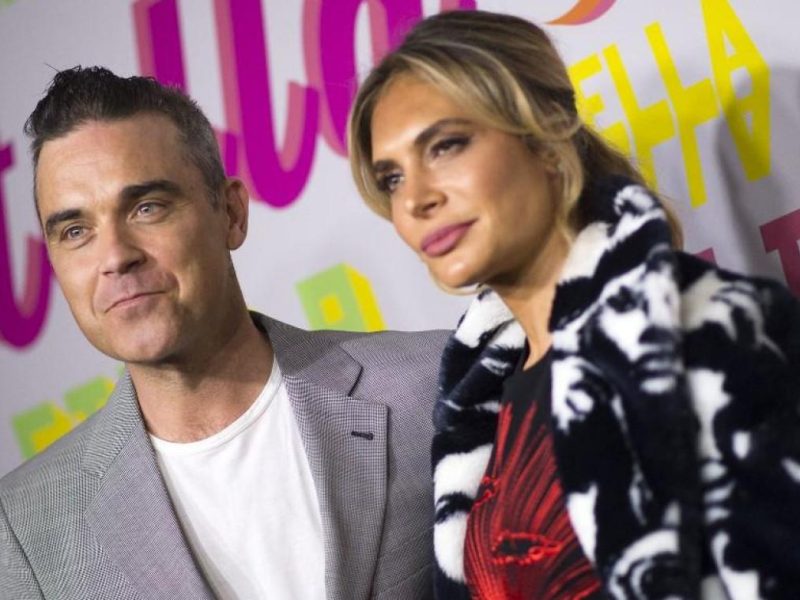 Robbie Williams et sa famille