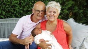 Mimie Mathy et son fils