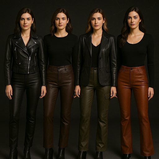 Pantalon en cuir pour femme — La redéfinition du pouvoir et de l’élégance