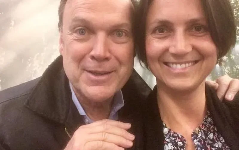 Julien Lepers et sa femme