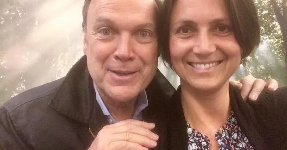 Julien Lepers et sa femme