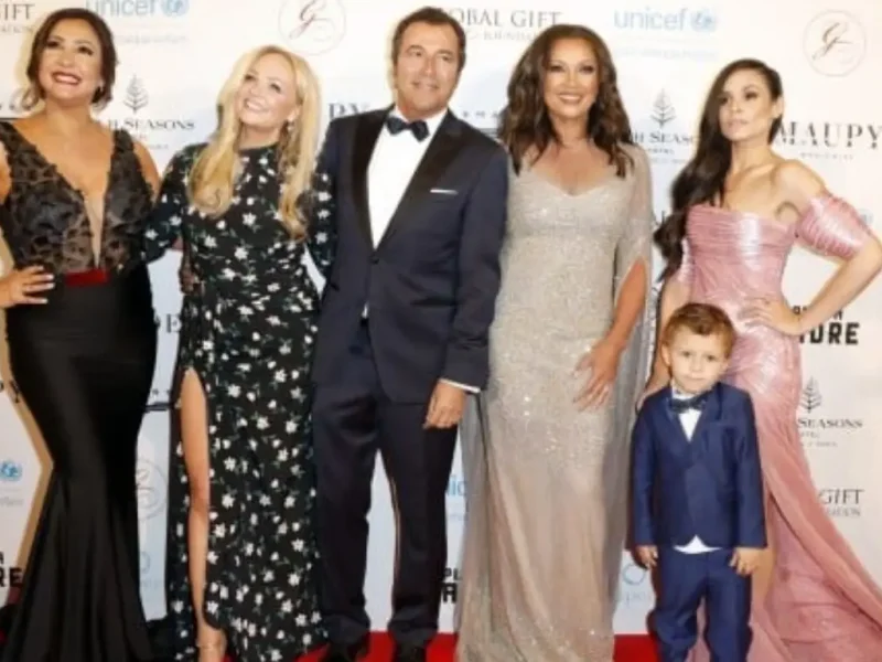 Bernard Montiel et son fils photo